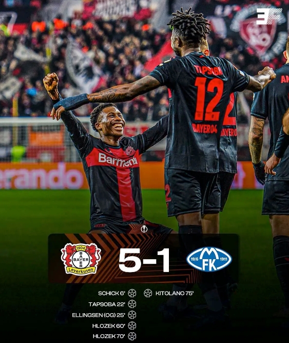 勒沃庫森全勝晉級！歐聯(lián)杯16強門票已拿下